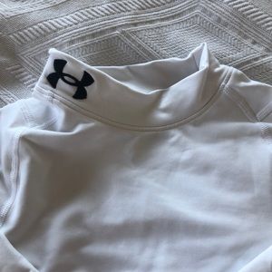 White youth medium Under Armour top